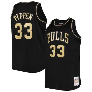 Fácil de llevar Práctico Scottie Pippen Chicago Bulls Big & Tall Hardwood Classics 1997/98 Swingman Jersey Black