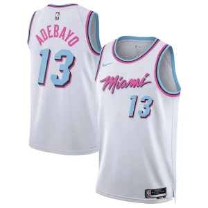 Fácil de llevar Único Bam Adebayo Miami Heat Nike Unisex 2024/25 Swingman Player Jersey City Edition White