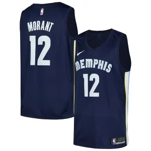 Fácil de llevar Versátil Atractivo Ja Morant Memphis Grizzlies Nike Swingman Player Jersey Icon Edition Navy