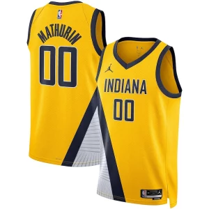 Fantástico Bennedict Mathurin Indiana Pacers Jordan Brand Unisex Swingman Jersey Statement Edition Gold