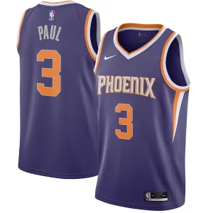 Fantástico Bonito Chris Paul Phoenix Suns Nike 2020/21 Swingman Jersey Purple Icon Edition