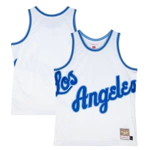 Fantástico Chulo Bonito Los Angeles Lakers Hardwood Classics Blown Out Fashion Jersey White