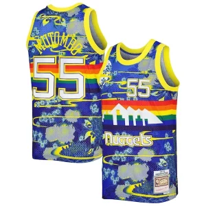 Fantástico Dikembe Mutombo Denver Nuggets Hardwood Classics Lunar New Year Swingman Jersey Blue