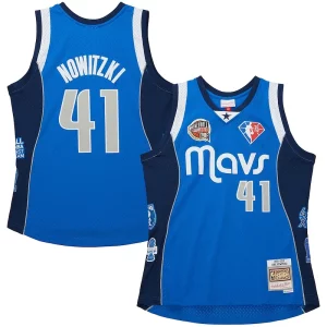 Atractivo Original Sofisticado Dirk Nowitzki Dallas Mavericks Unisex Hall of Fame Class of 2023 Throwback Swingman Jersey Blue
