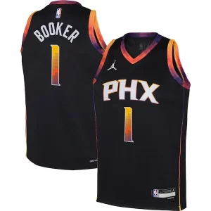 Fantástico Duradero Magnífico Devin Booker Phoenix Suns Jordan Brand Youth Swingman Jersey Statement Edition Black