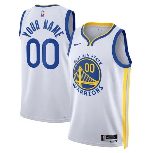 Fantástico Exquisito Golden State Warriors Nike Unisex Swingman Custom Jersey White Association Edition