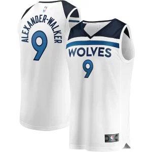Fantástico Exquisito Nickeil Alexander Walker Minnesota Timberwolves Youth Fast Break Replica Player Jersey Association Edition White
