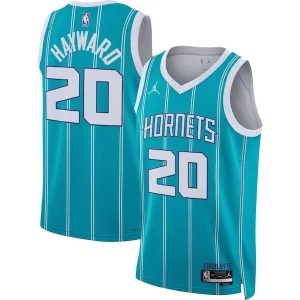 Fantástico Increíble Gordon Hayward Charlotte Hornets Jordan Brand Unisex Swingman Jersey Icon Edition Teal