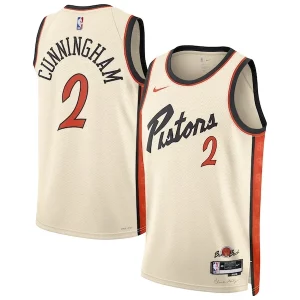 Fantástico Lujoso Cade Cunningham Detroit Pistons Nike Unisex 2024/25 Swingman Player Jersey City Edition White