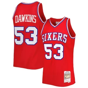 Fantástico Lujoso Práctico Darryl Dawkins Philadelphia 76ers Hardwood Classics 1979/80 Swingman Jersey Red