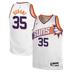 Genial Clásico Kevin Durant Phoenix Suns Nike Youth Swingman Jersey Association Edition White