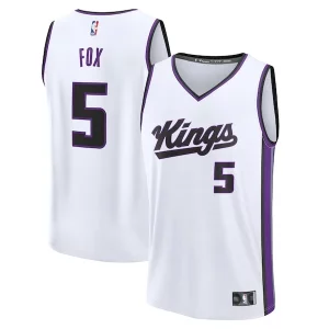 Genial De'Aaron Fox Sacramento Kings Fast Break Replica Player Jersey Association Edition White