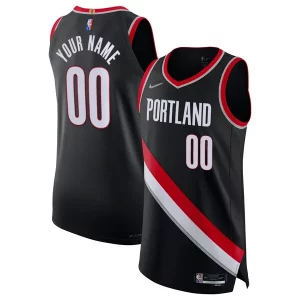 Genial Delicioso Clásico Portland Trail Blazers Nike 2021/22 Diamond Authentic Custom Jersey Icon Edition Black