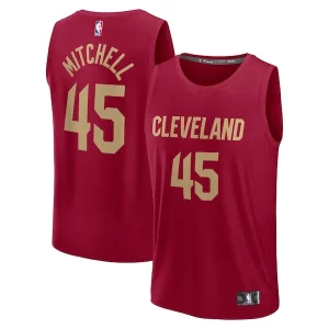 Chulo Estupendo Donovan Mitchell Cleveland Cavaliers Youth Fast Break Replica Player Jersey Icon Edition Wine