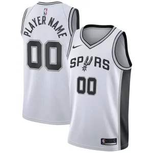 Genial Duradero San Antonio Spurs Nike 2020/21 Swingman Custom Jersey Association Edition White