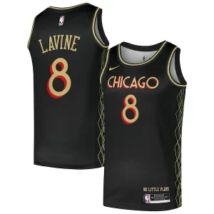 Genial Fantástico Zach LaVine Chicago Bulls Nike Swingman Player Jersey City Edition Black
