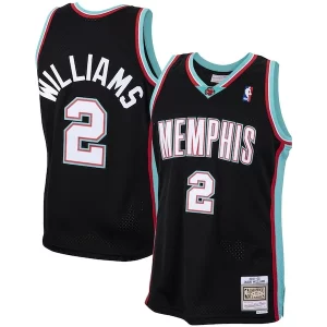 Genial Jason Williams Memphis Grizzlies 2001/02 Hardwood Classics Swingman Jersey Black