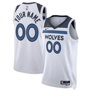 Genial Minnesota Timberwolves Nike Unisex Swingman Custom Jersey White Association Edition