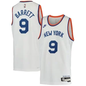 Genial RJ Barrett New York Knicks Nike Youth 2021/22 Swingman Player Jersey Classic Edition White