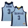 Genial Resistente Moderno Allen Iverson Memphis Grizzlies 2009/10 Hardwood Classics Swingman Jersey Light Blue