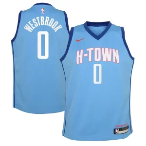 Genial Russell Westbrook Houston Rockets Nike Youth 2020/21 Swingman Jersey Blue City Edition