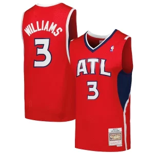 Genial Versátil Ideal Lou Williams Atlanta Hawks 2001/02 Hardwood Classics Swingman Jersey Red