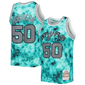 Hermoso David Robinson San Antonio Spurs 1998/99 Galaxy Swingman Jersey Teal