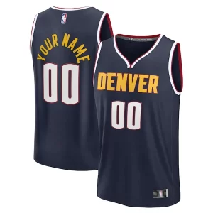 Hermoso Denver Nuggets Fast Break Custom Jersey Icon Edition Navy/Blue