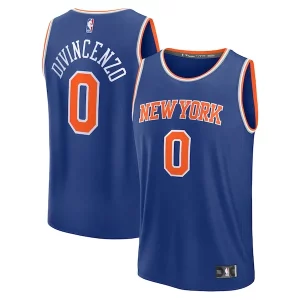 Hermoso Encantador Donte DiVincenzo New York Knicks Fast Break Replica Player Jersey Icon Edition Royal