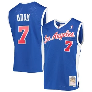 Hermoso Lamar Odom LA Clippers 2001/02 Hardwood Classics Swingman Jersey Royal
