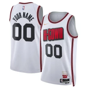Hermoso Maravilloso Houston Rockets Nike Unisex 2024/25 Custom Swingman Jersey City Edition White