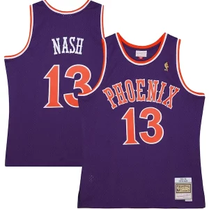 Hermoso Maravilloso Steve Nash Phoenix Suns 2001/02 Hardwood Classics Swingman Jersey Purple/White