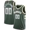 Hermoso Milwaukee Bucks Nike Swingman Custom Jersey Green Icon Edition
