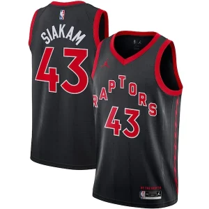 Hermoso Pascal Siakam Toronto Raptors Jordan Brand 2020/21 Swingman Jersey Statement Edition Black