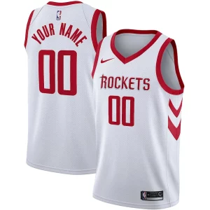 Hermoso Perfecto Ideal Houston Rockets Nike Swingman Custom Jersey Association Edition White