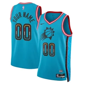Hermoso Phoenix Suns Nike Unisex 2022/23 Swingman Custom Jersey City Edition Turquoise