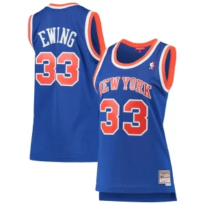 Hermoso Resistente Cool Patrick Ewing New York Knicks Women's 1991/92 Hardwood Classics Swingman Jersey Blue