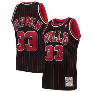 Hermoso Sofisticado Elegante Scottie Pippen Chicago Bulls 1995/96 Hardwood Classics Authentic Jersey Black