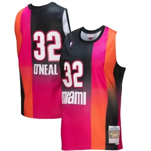 Hermoso Sofisticado Shaquille O'Neal Miami Heat 2005/06 Hardwood Classics Fadeaway Swingman Player Jersey Pink/Black