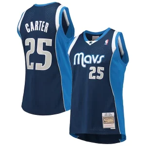 Hermoso Vince Carter Dallas Mavericks 2011/12 Hardwood Classics Swingman Jersey Navy
