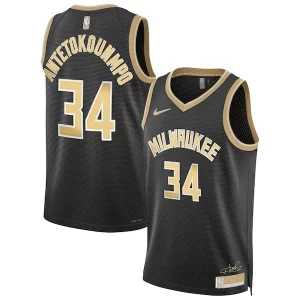 Ideal Bonito Giannis Antetokounmpo Milwaukee Bucks Nike Unisex Select Series Swingman Jersey Black