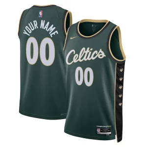 Ideal Boston Celtics Nike Unisex 2022/23 Swingman Custom Jersey City Edition Kelly Green