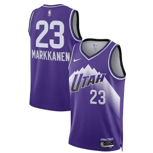 Ideal Cool Fácil de llevar Lauri Markkanen Utah Jazz Nike Unisex 2023/24 Swingman Jersey Purple City Edition