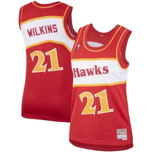 Ideal Dominique Wilkins Atlanta Hawks Women's Hardwood Classics Swingman Jersey Red