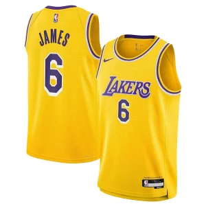 Ideal Exquisito LeBron James Los Angeles Lakers Nike Youth Swingman Jersey Icon Edition Gold