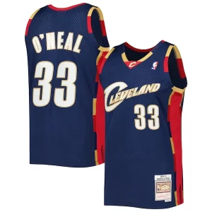 Ideal Maravilloso Encantador Shaquille O'Neal Cleveland Cavaliers Hardwood Classics 2009/10 Jersey Navy