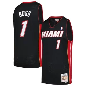 Ideal Perfecto Chris Bosh Miami Heat 2012/13 Hardwood Classics Swingman Jersey Black