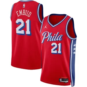 Ideal Sofisticado Comodo Joel Embiid Philadelphia 76ers Jordan Brand Unisex Swingman Jersey Statement Edition Red