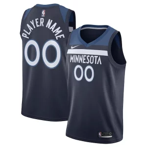 Ideal Sofisticado Minnesota Timberwolves Nike Swingman Custom Jersey Navy Icon Edition