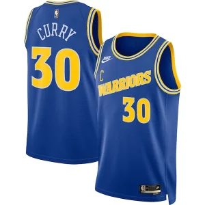 Increíble Atractivo Stephen Curry Golden State Warriors Nike Swingman Jersey Classic Edition Blue